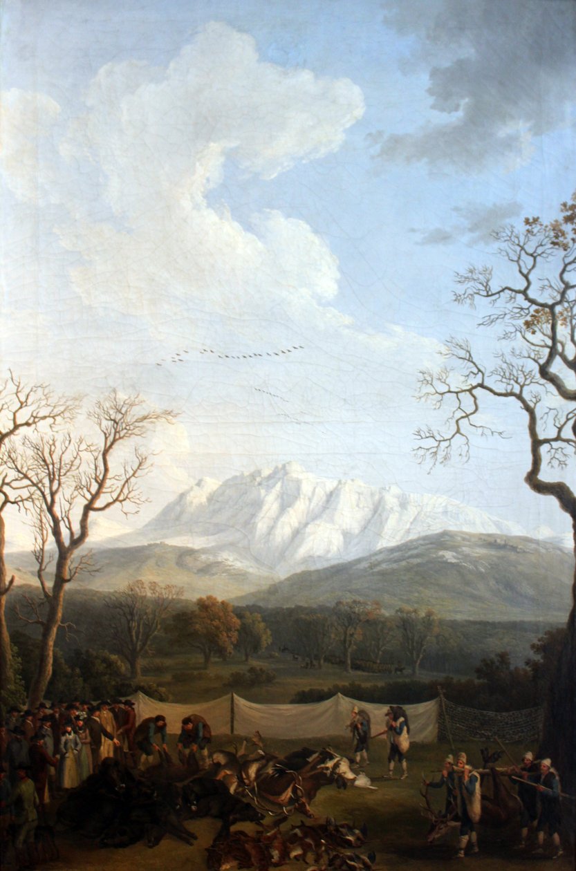 Vinteren av Jacob Philippe Hackert