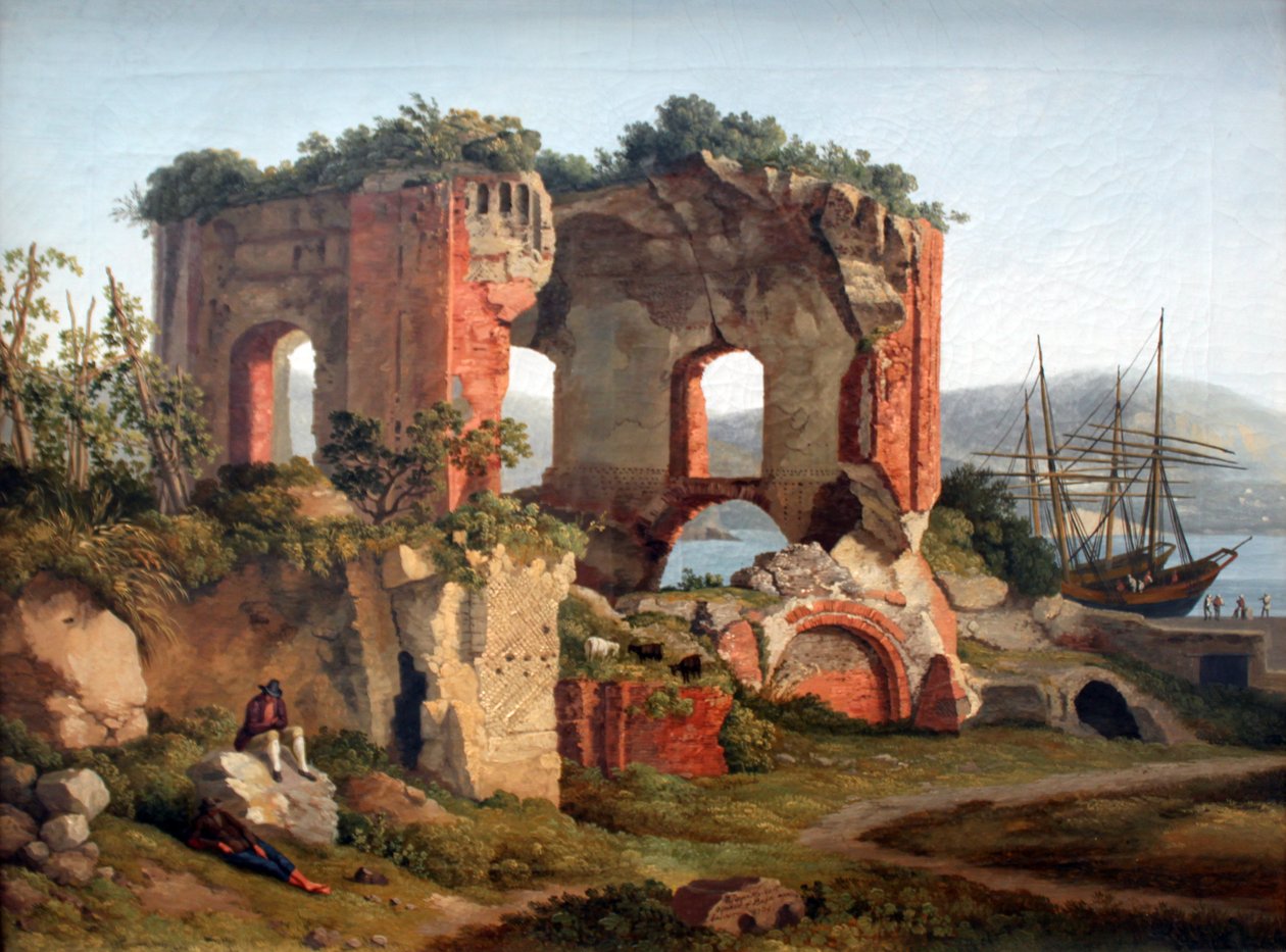 Venus-tempelet i Baja I av Jacob Philipp Hackert