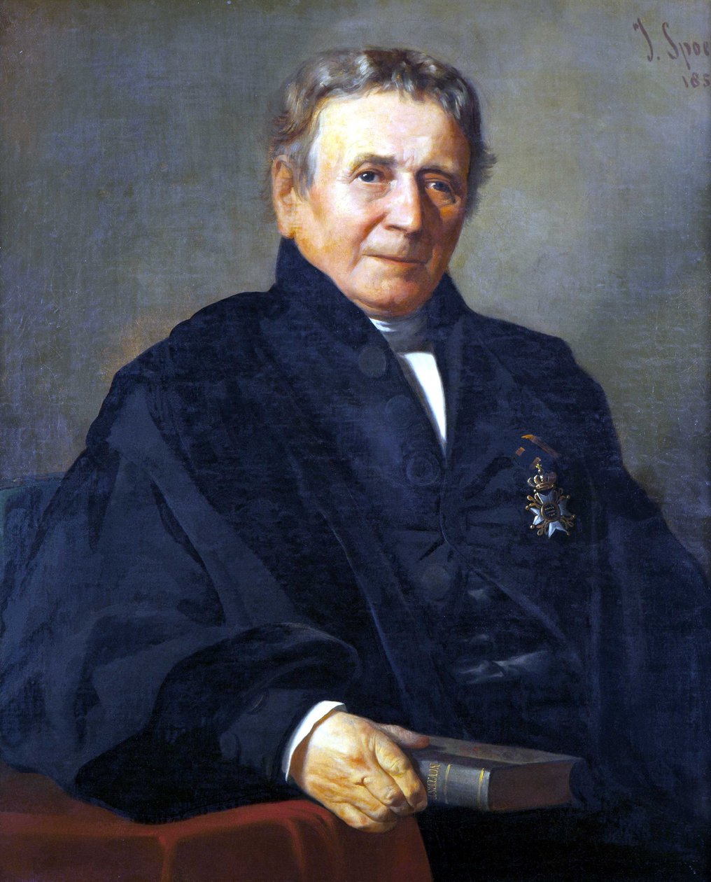 Wessel Albertus van Hengel (1779-1871), professor i teologi ved Leiden University av Jacob Spoel