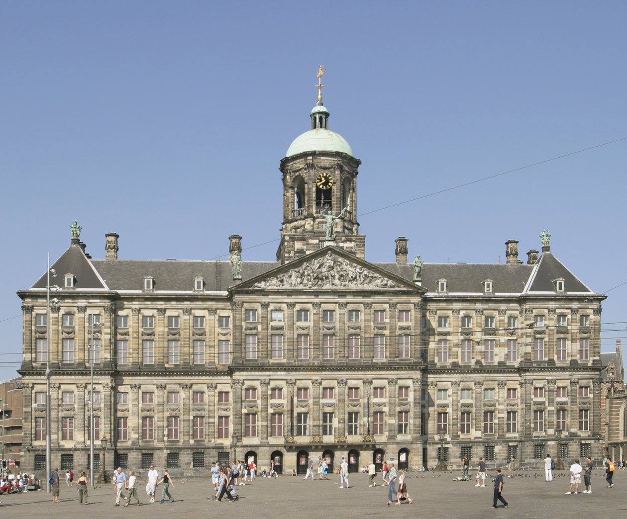 Det kongelige slott i demningen av Jacob van Campen