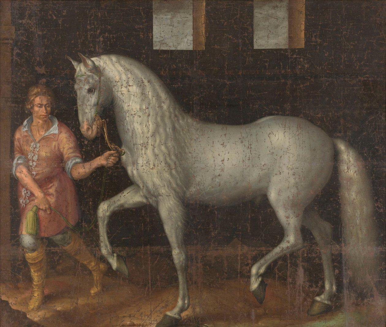 Spansk stridshest fanget i slaget ved Nieuwpoort av Jacob de Gheyn II