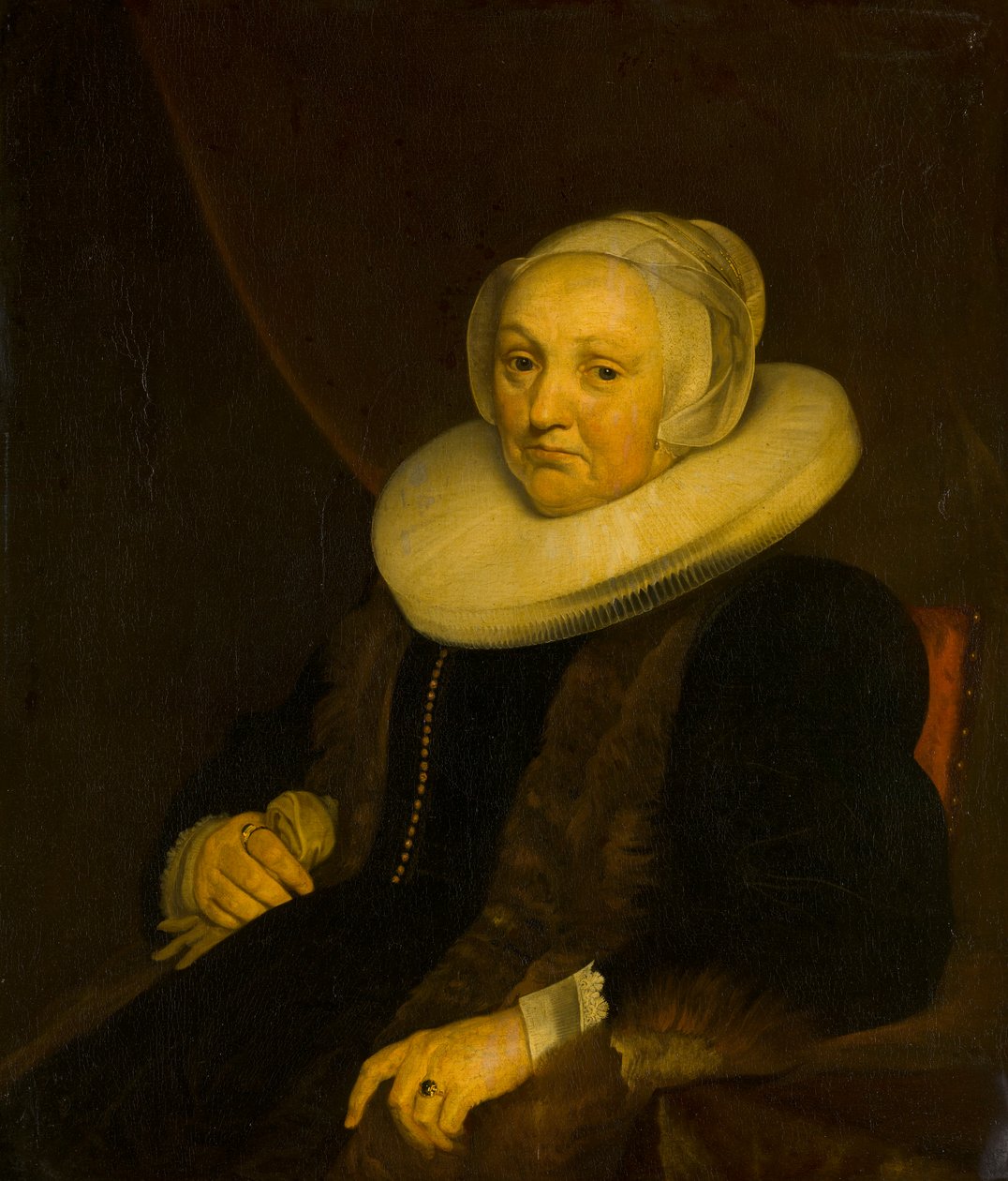 Portrett av en dame av Jacob van Loo