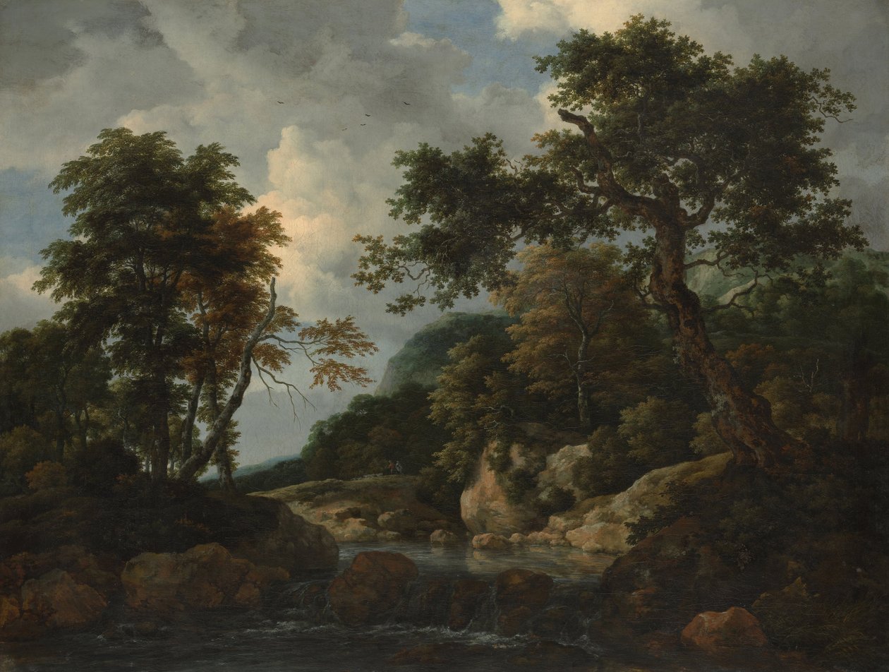 Skogstrømmen av Jacob van Ruisdael