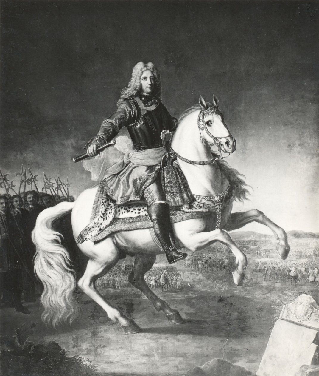 Rytterportrett av Jean-Philippe-Eugène de Merode-Westerloo av Jacob van Schuppen