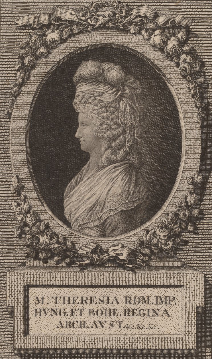 Marie-Thérèse, den hellige romerske keiserinne. av Jacob Adam