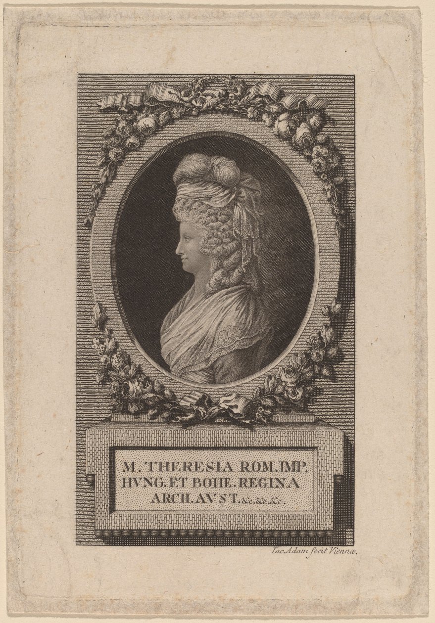 Marie-Thérèse, den hellige romerske keiserinne av Jacob Adam