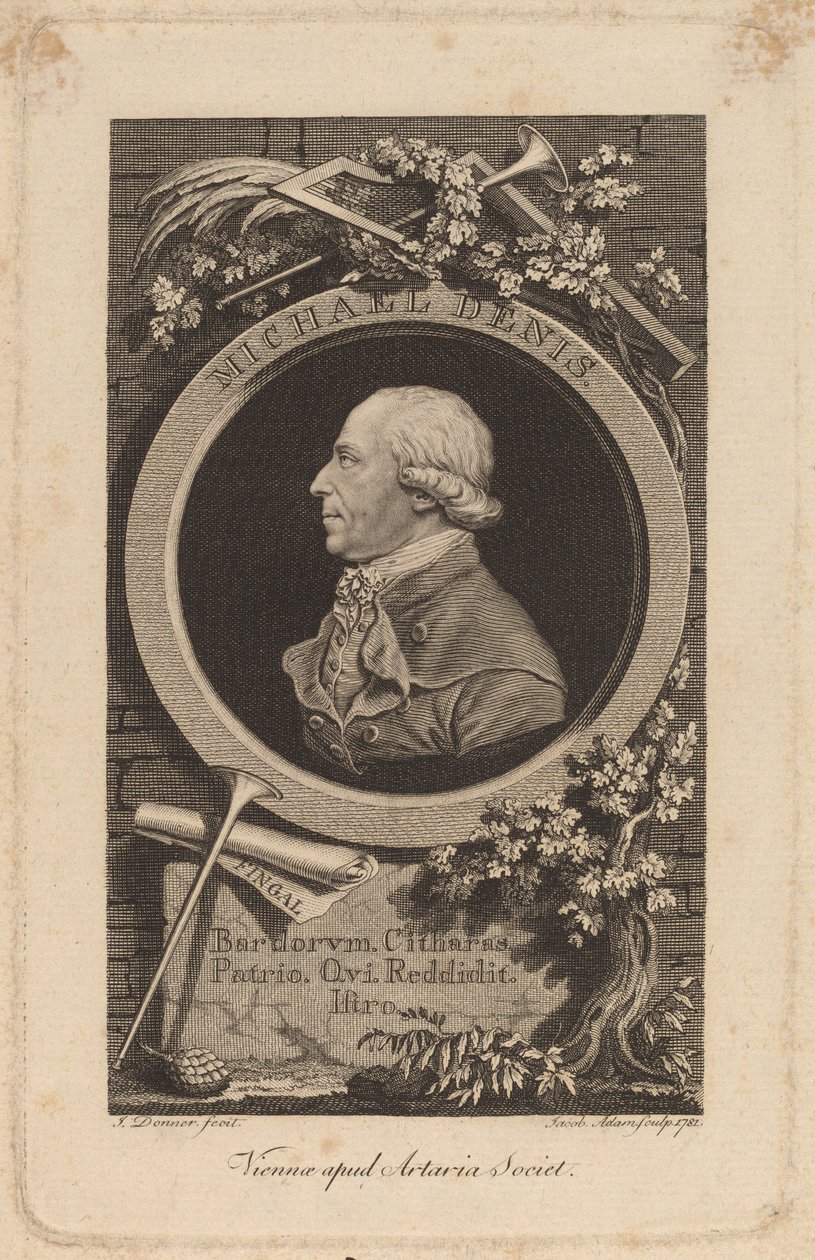 Johann-Michael Denis av Jacob Adam after Johann Donner