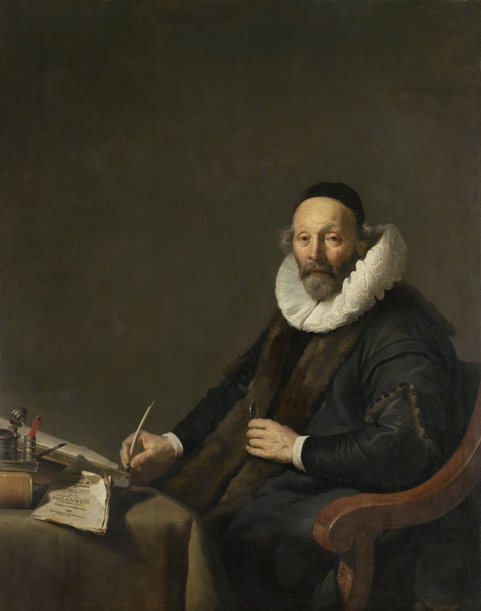 Johannes Wtenbogaert Johannes Wttenbogaert (1557-1644). Remonstrerende minister i Haag av Jacob Adriaensz. Backer