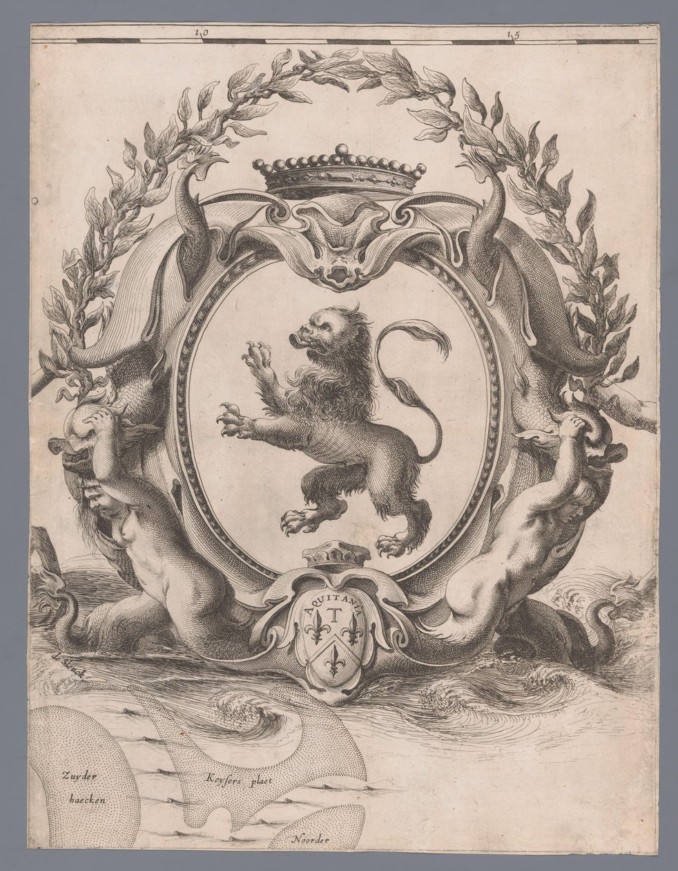 Kart over fylket Holland og Utrecht (plate 2) av Jacob Aertsz. Colom (I)