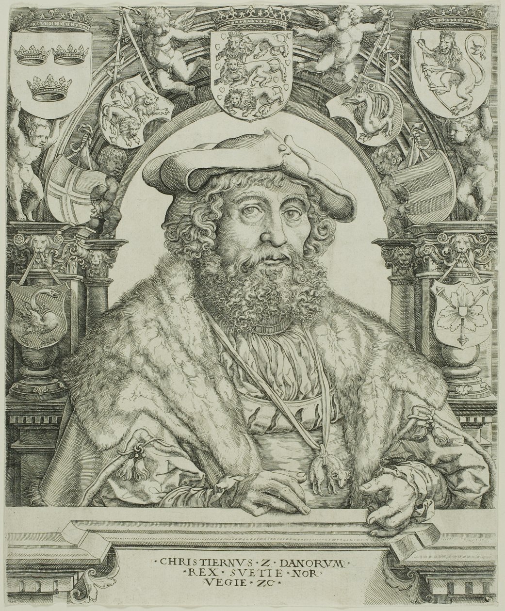 Kong Christian II av Danmark av Jacob Binck