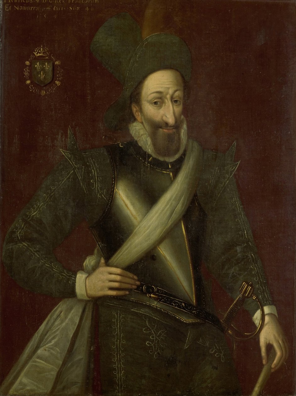Kong Henry IV av Frankrike, 1592 av Jacob Bunel