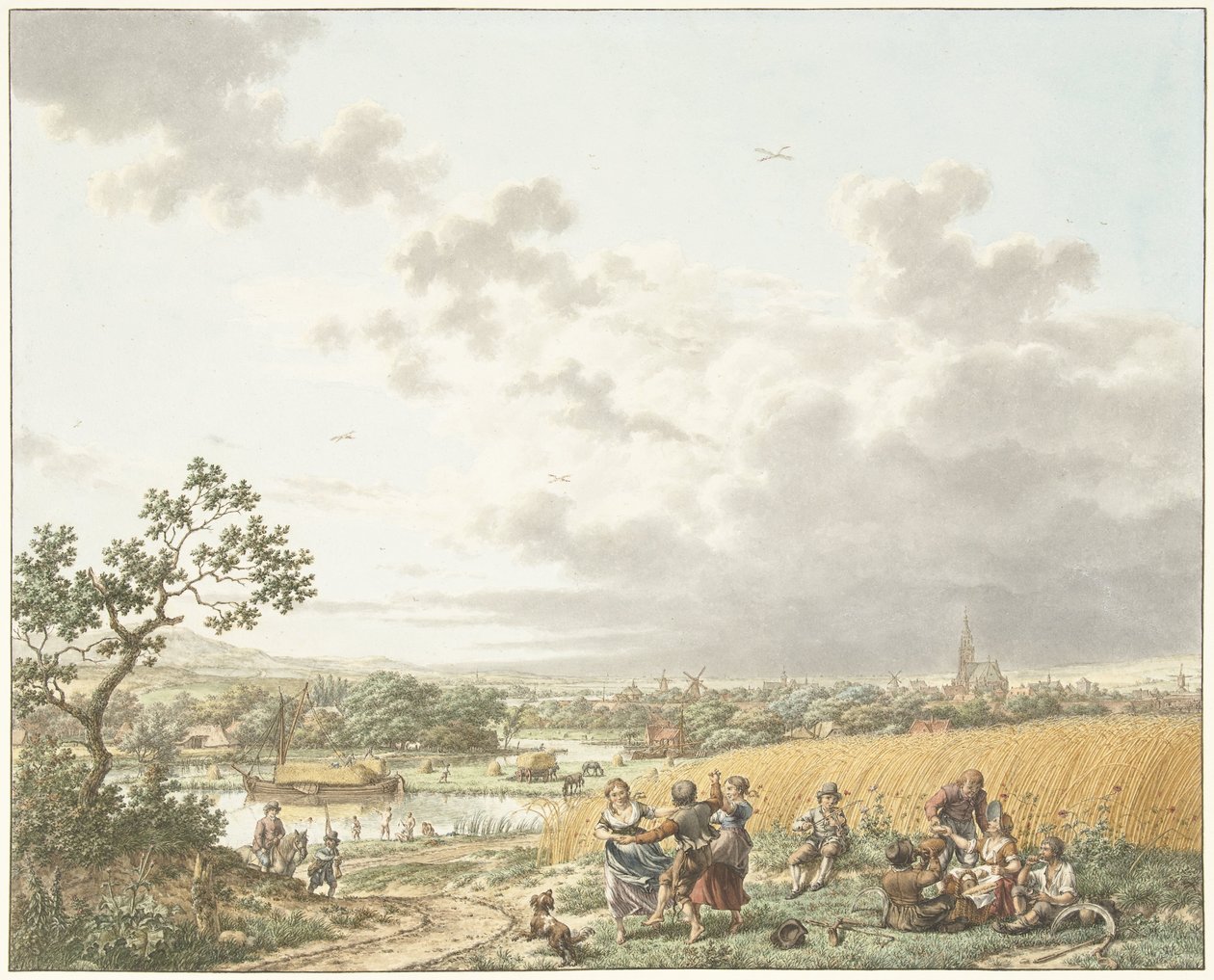 Sommer, ettermiddag og himmel De fire årstidene, tider på dagen og elementer (serietittel) av Jacob  Cats