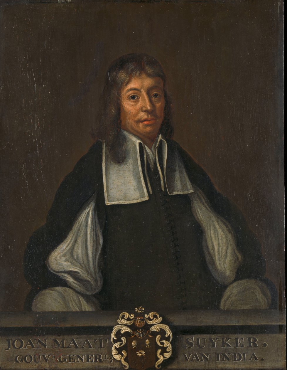Portrett av Joan Maetsuyker, generalguvernør i Nederlandsk Øst-India av Jacob Coeman (copy after)