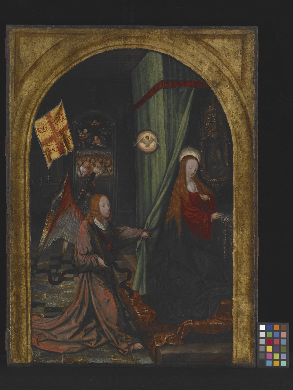 Kunngjøring (olje på tre) av Jacob Cornelisz van Oostsanen