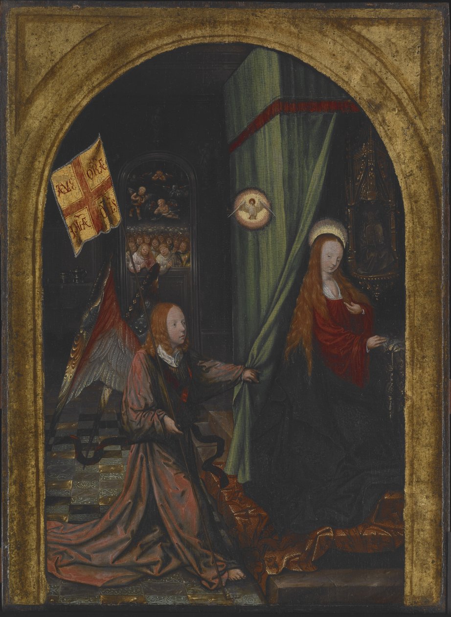 Kunngjøring, ca. 1508 (olje på tre) av Jacob Cornelisz van Oostsanen