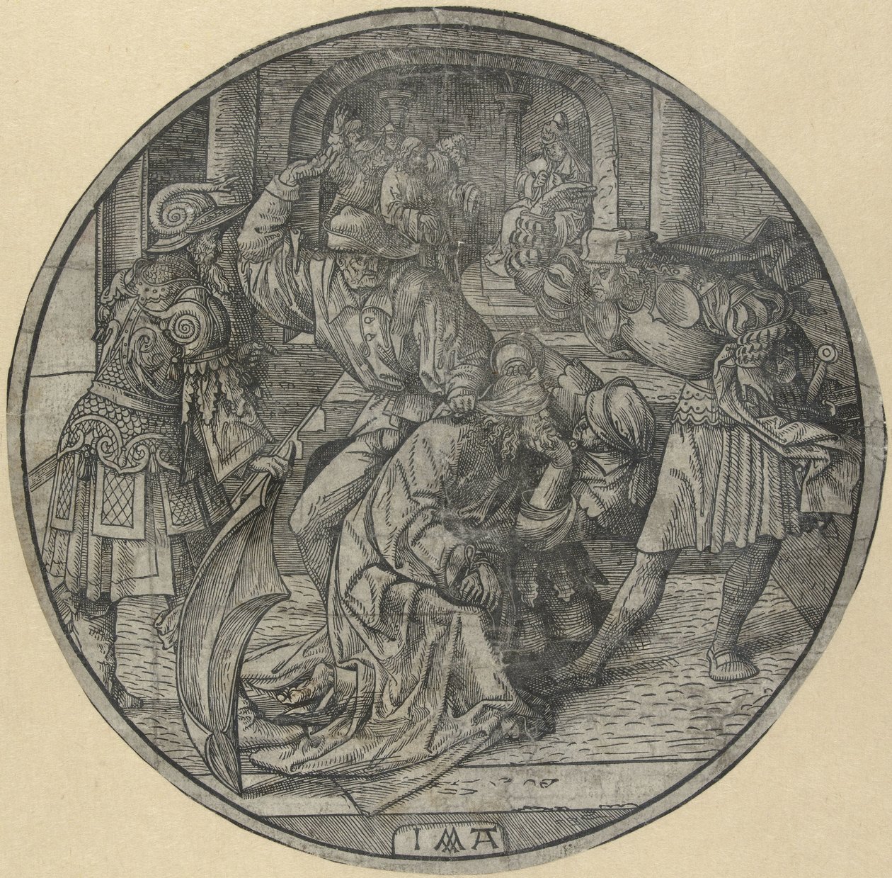 Hån mot Kristus The Round Passion (serietittel) av Jacob Cornelisz van Oostsanen