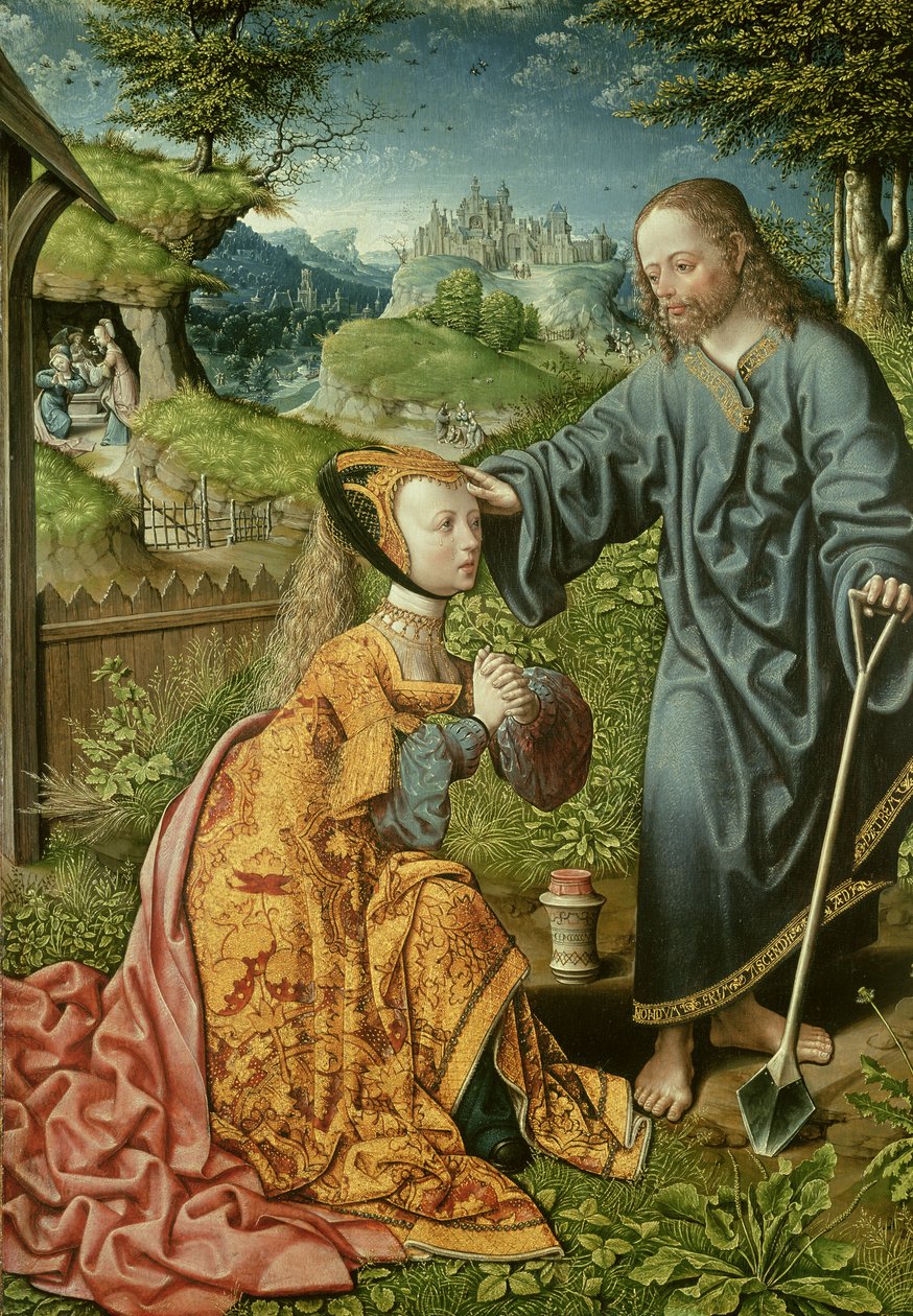 Kristus som gartner, 1508 av Jacob Cornelisz van Oostsanen