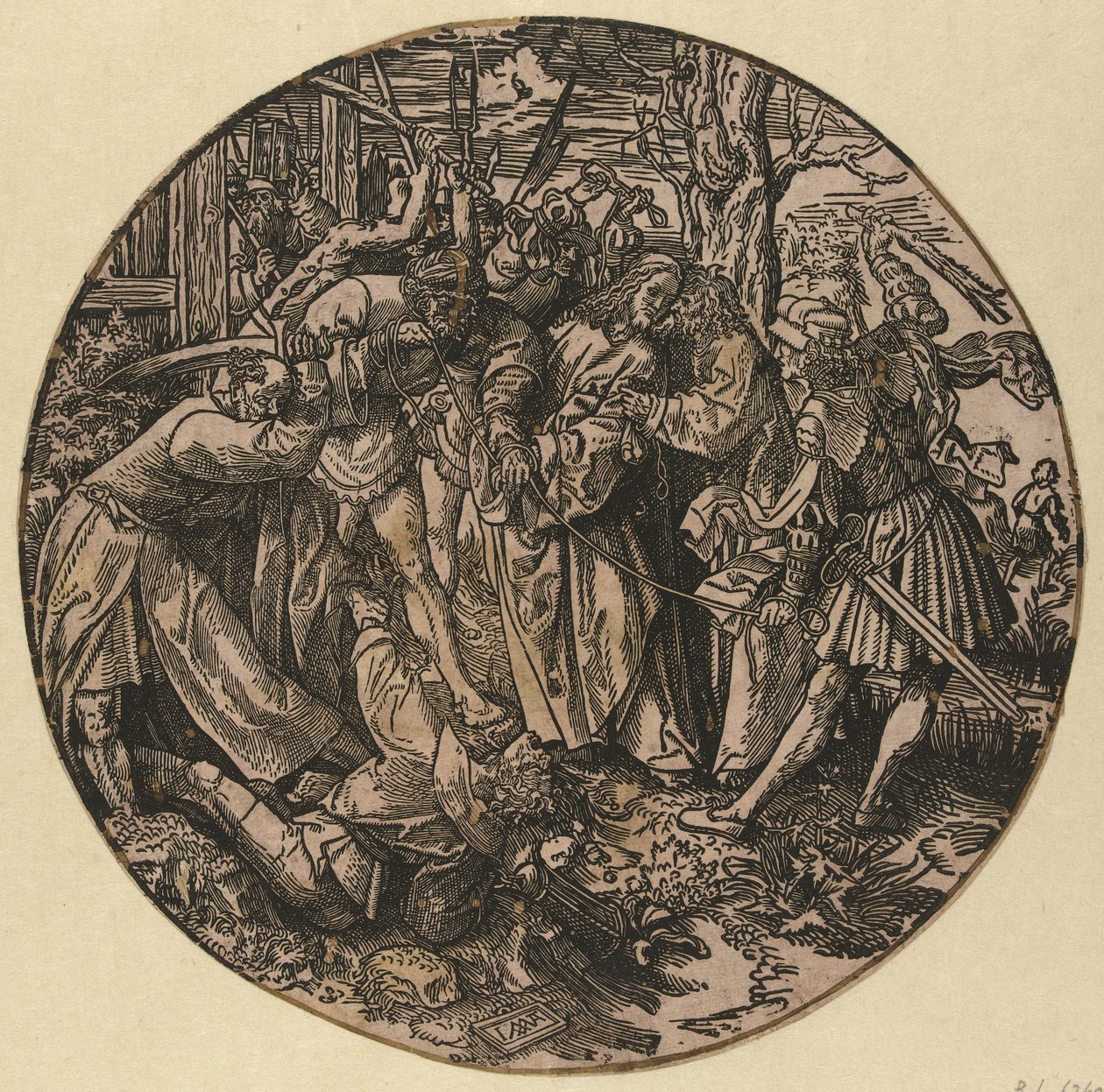 Judas-kysset The Round Passion (serietittel) av Jacob Cornelisz van Oostsanen
