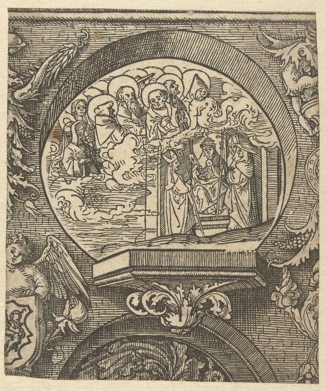 Den katolske kirke og fellesskapet av hellige The Creed (serietittel) av Jacob Cornelisz van Oostsanen