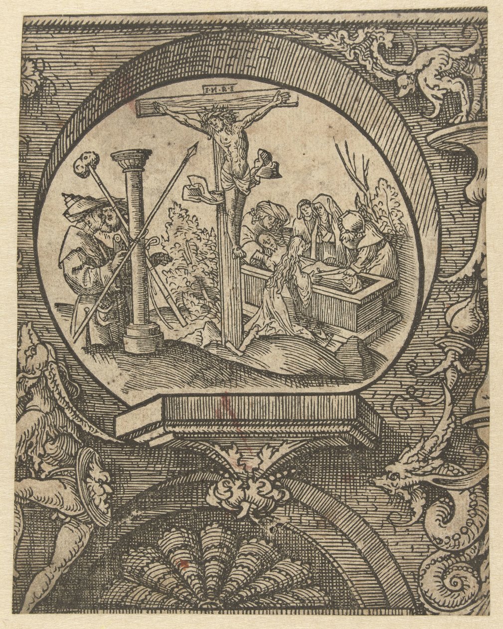 Kristi korsfestelse og gravlegging The Creed (serietittel) av Jacob Cornelisz van Oostsanen