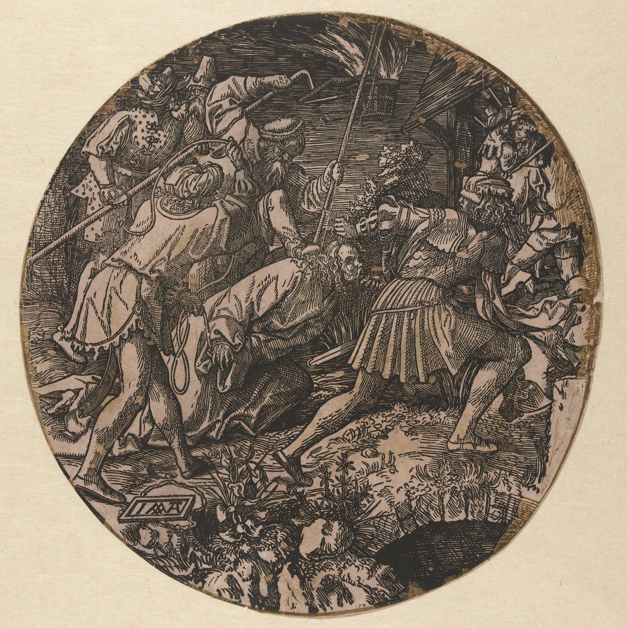 Kristi fangenskap The Round Passion (serietittel) av Jacob Cornelisz van Oostsanen