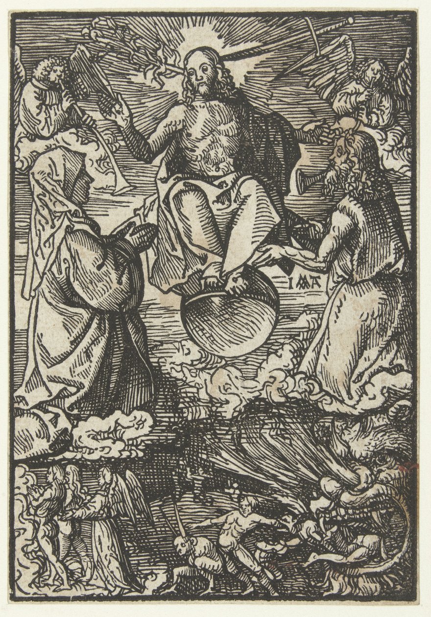 Den endelige dommen The Little Passion (serietittel) av Jacob Cornelisz van Oostsanen