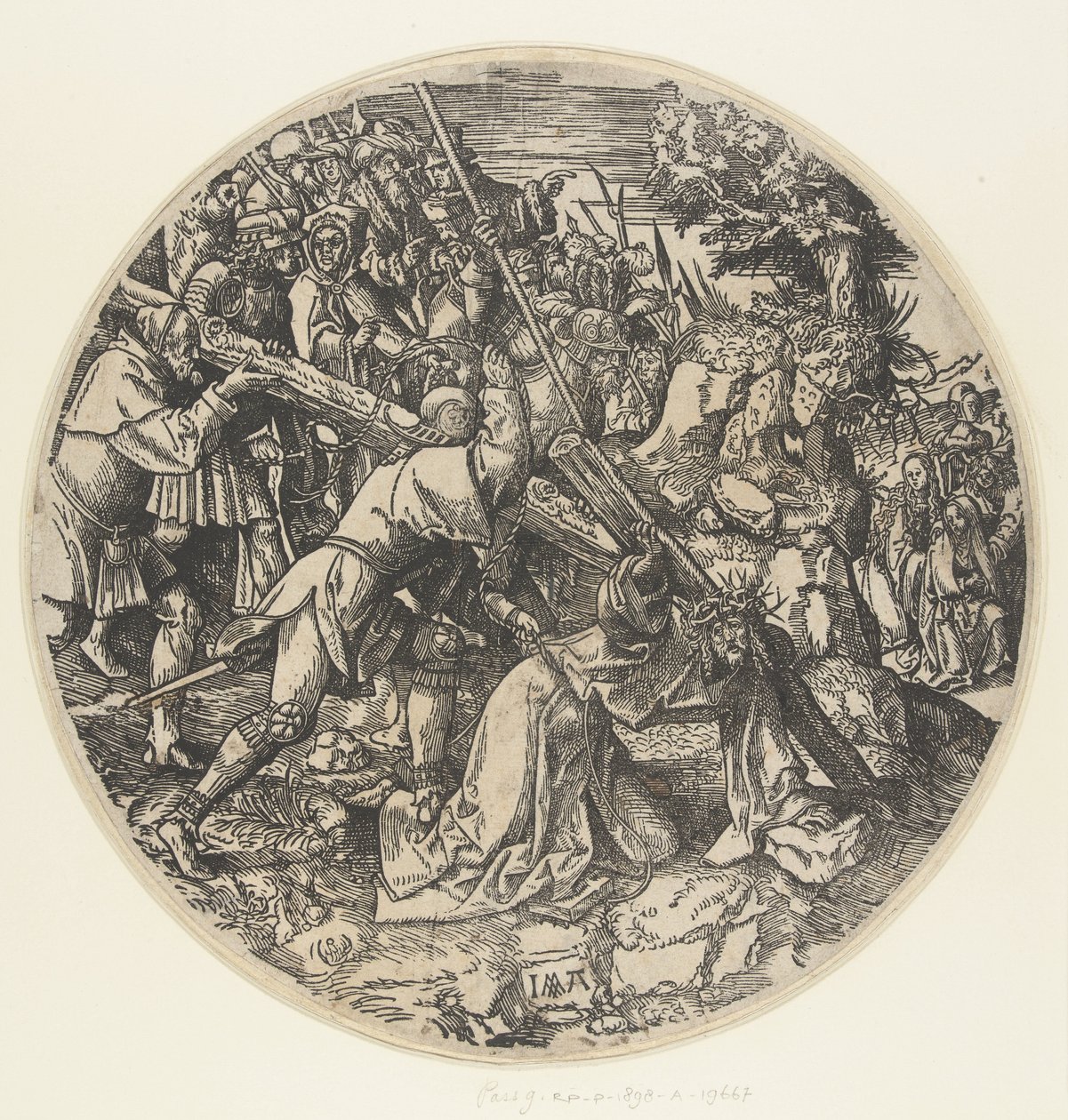 Å bære korset The Round Passion (serietittel) av Jacob Cornelisz van Oostsanen