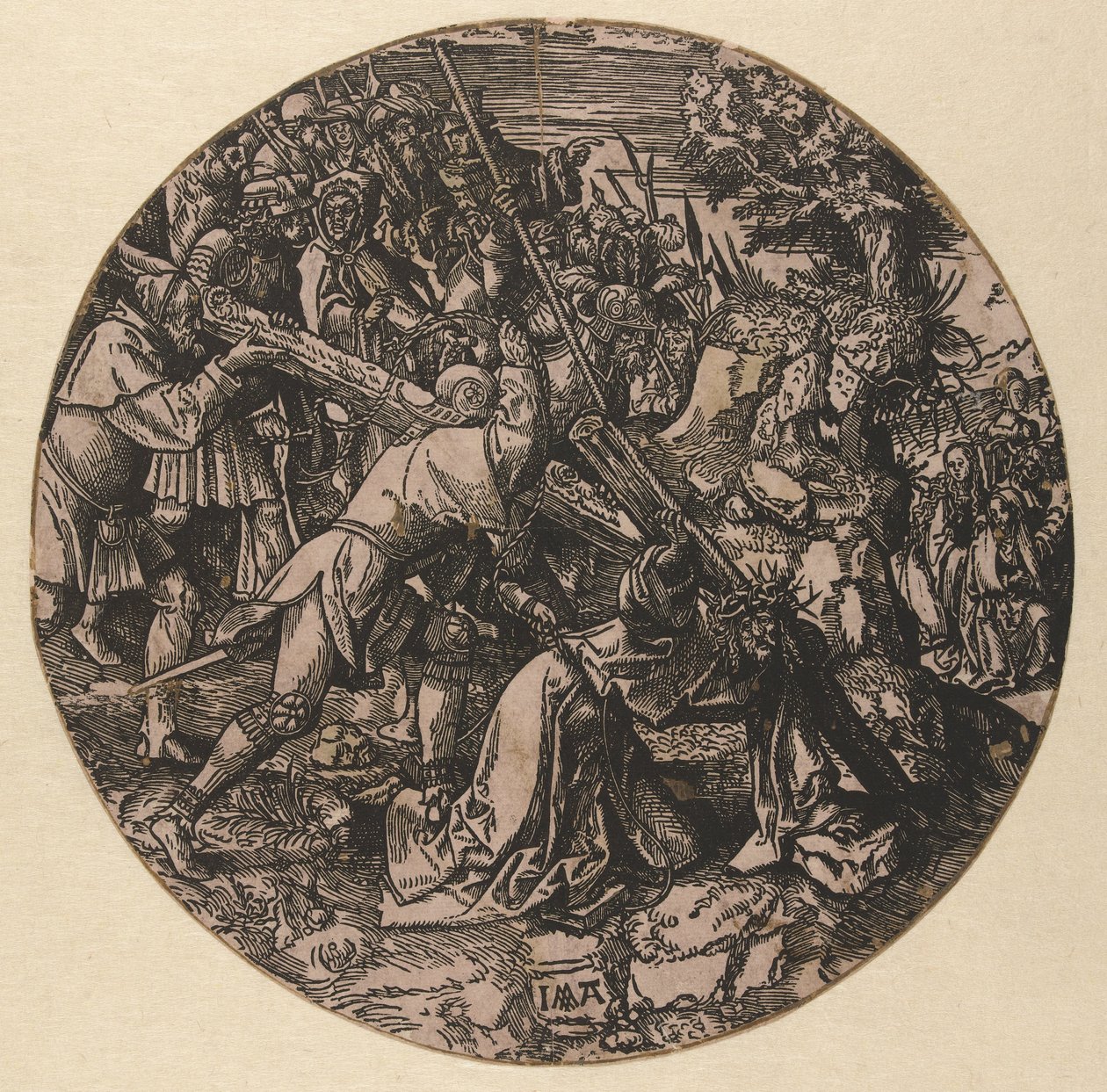 Å bære korset The Round Passion (serietittel) av Jacob Cornelisz van Oostsanen