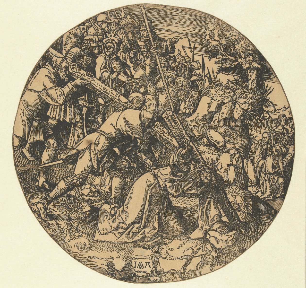 Å bære korset The Round Passion (serietittel) av Jacob Cornelisz van Oostsanen