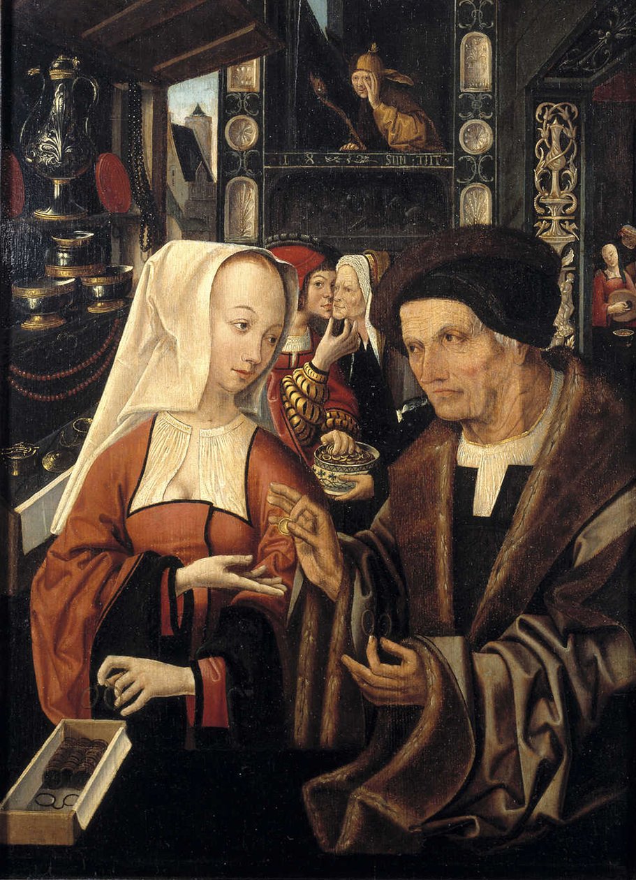 Brilleselgeren av Jacob Cornelisz van Oostsanen