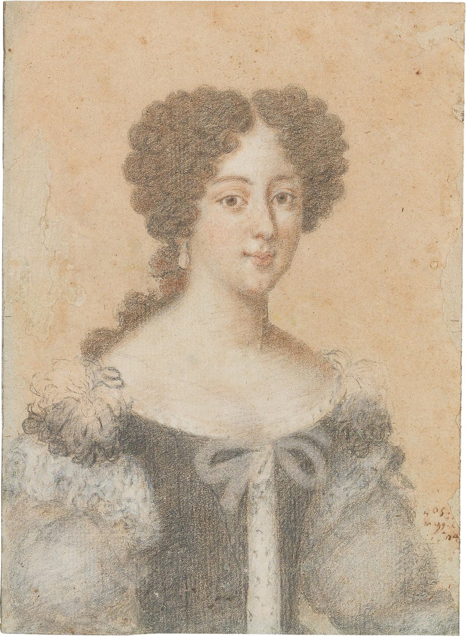 Portrett av Clelia Cesarini Colonna 1655-1735, hertuginne av Sonnino. av Jacob Ferdinand Voet