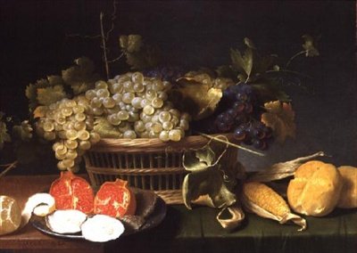 Stilleben av frukt av Jacob  Foppens van Es