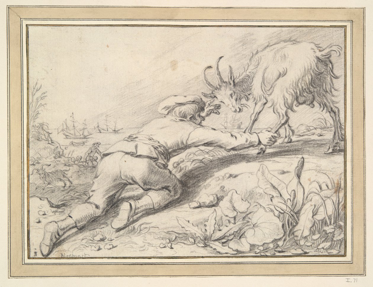 Gutt som fanger en geit av Jacob Gerritsz Cuyp