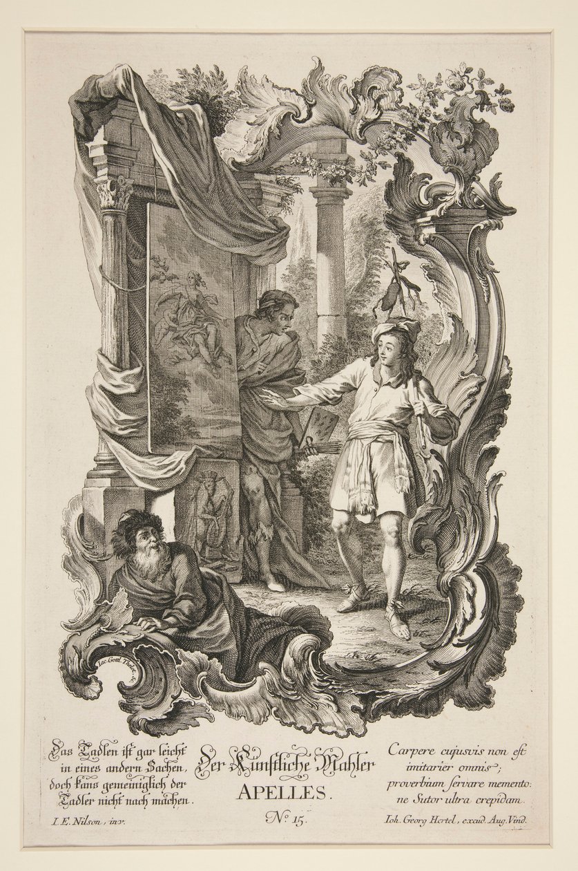 Den kunstneriske Mahler, Apelles av Jacob Gottlieb Thelot