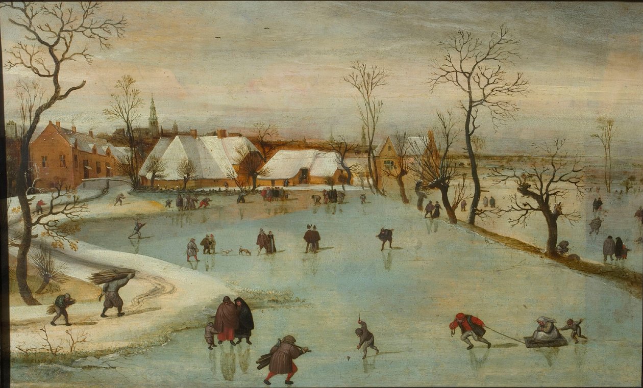 De fire årstider: vinter, 1577. av Jacob Grimmer