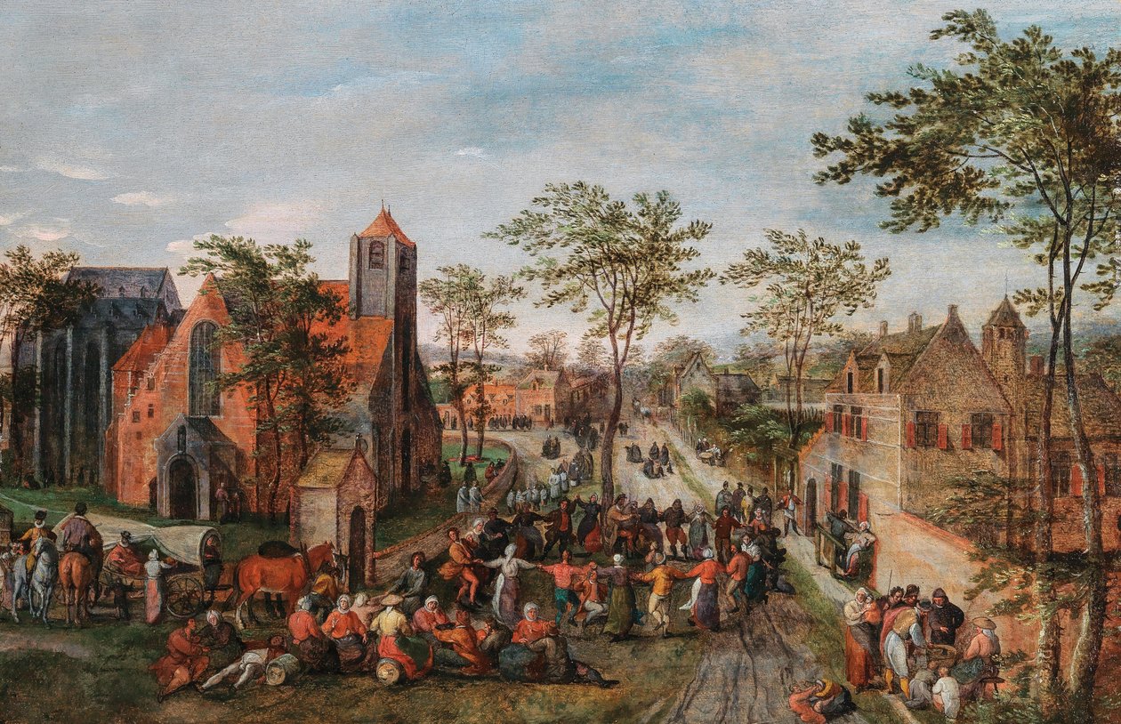 Landsbymesse, 1580-tallet. av Jacob Grimmer