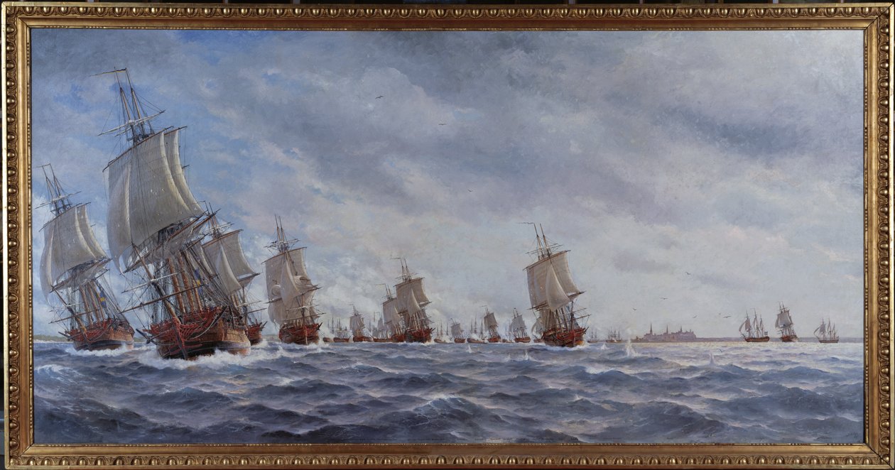 Sjøslaget ved Reval 13. mai 1790. av Jacob Hagg