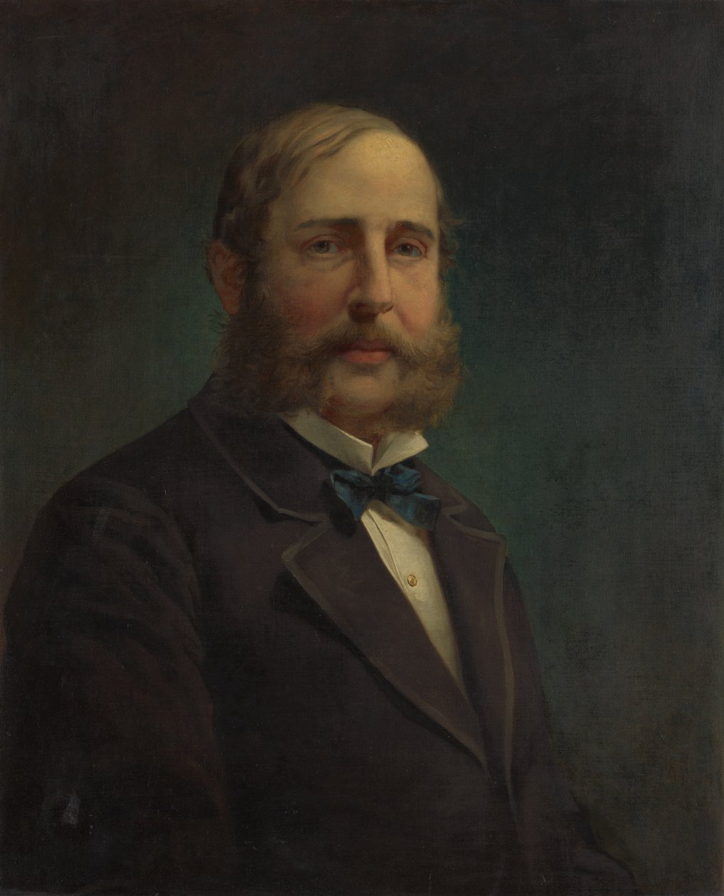 Selvportrett, 1870-80. av Jacob Hart Lazarus