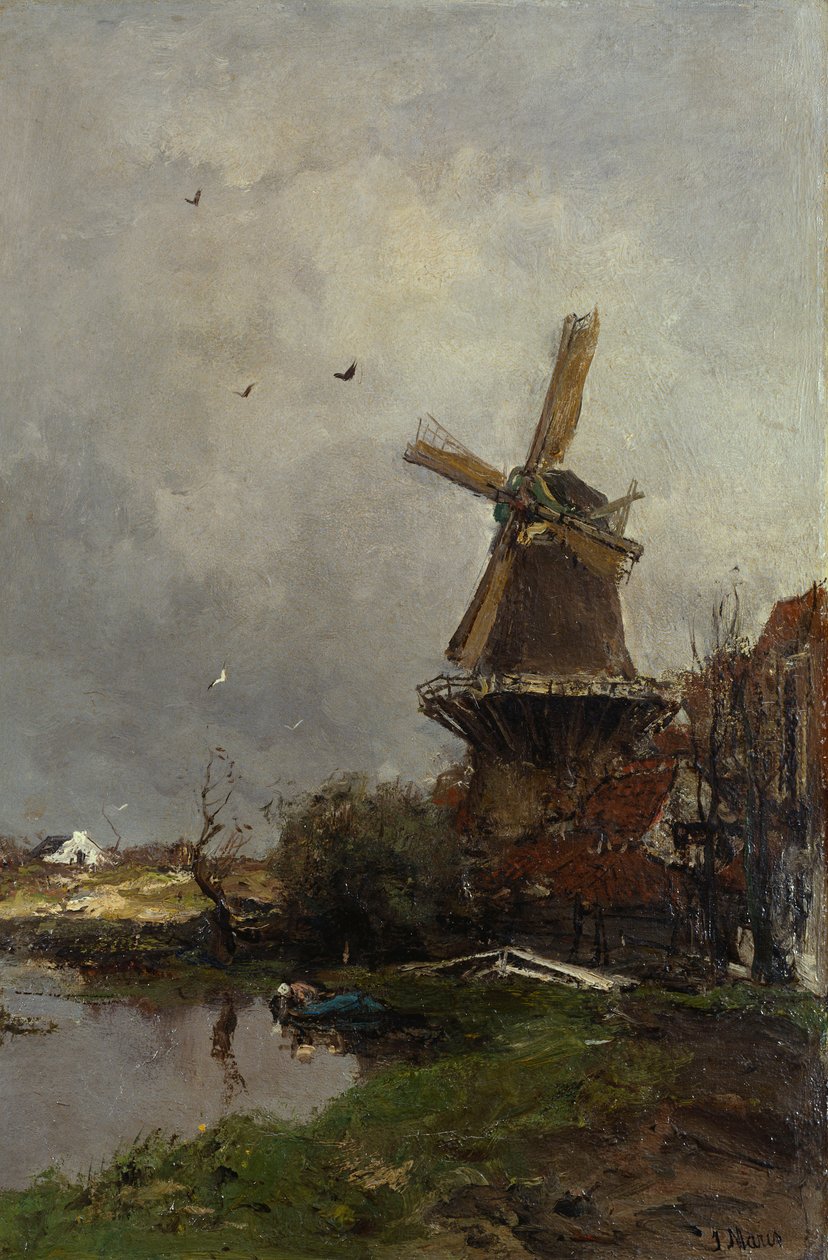 Vindmølle av Jacob Henricus or Hendricus Maris