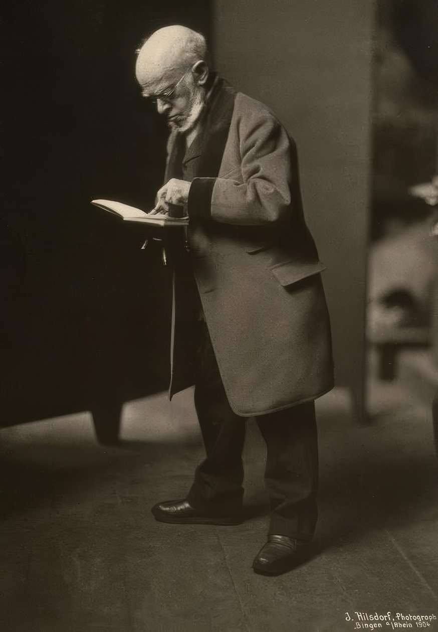 Menzel-tegning / foto 1904 av Jacob Hilsdorf