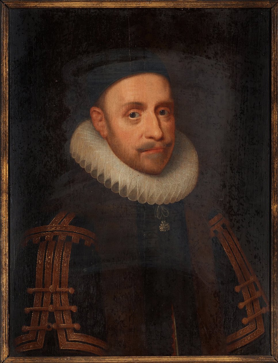 Gustav II Adolf av Sverige (1594-1632) - Maleri av Jacob Hoefnagel (1575-rundt 1630), olje på tre (65x48 cm) av Jacob Hoefnagel