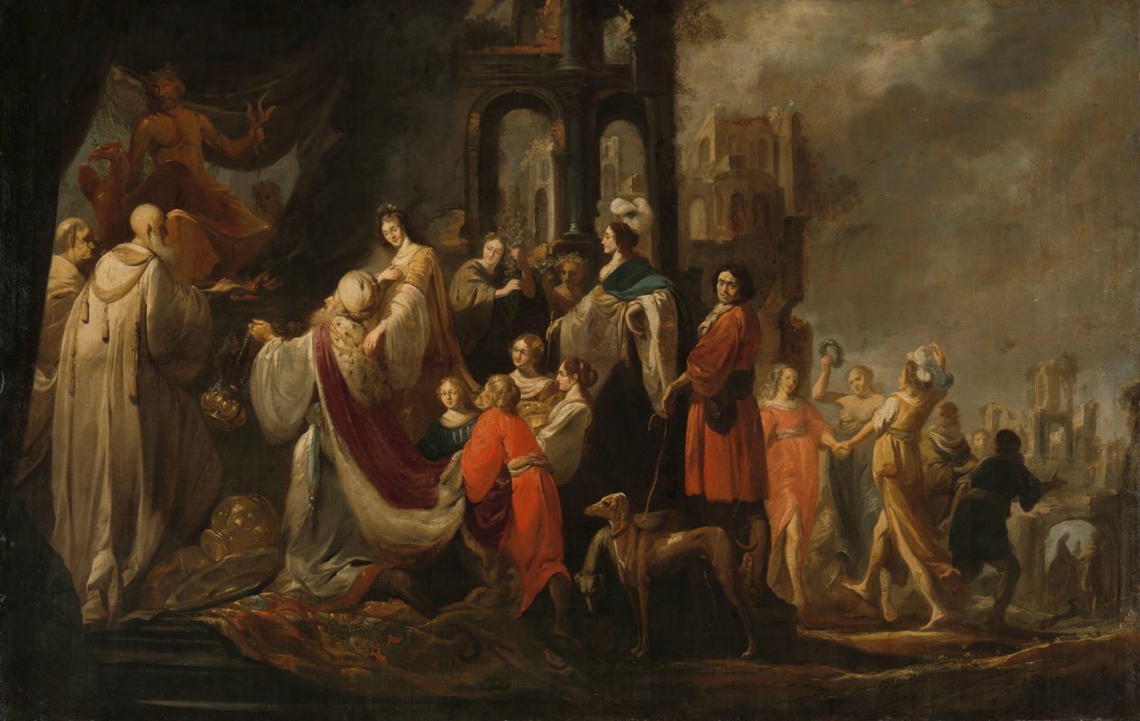 Kong Salomos avgudsdyrkelse av Jacob Hogers