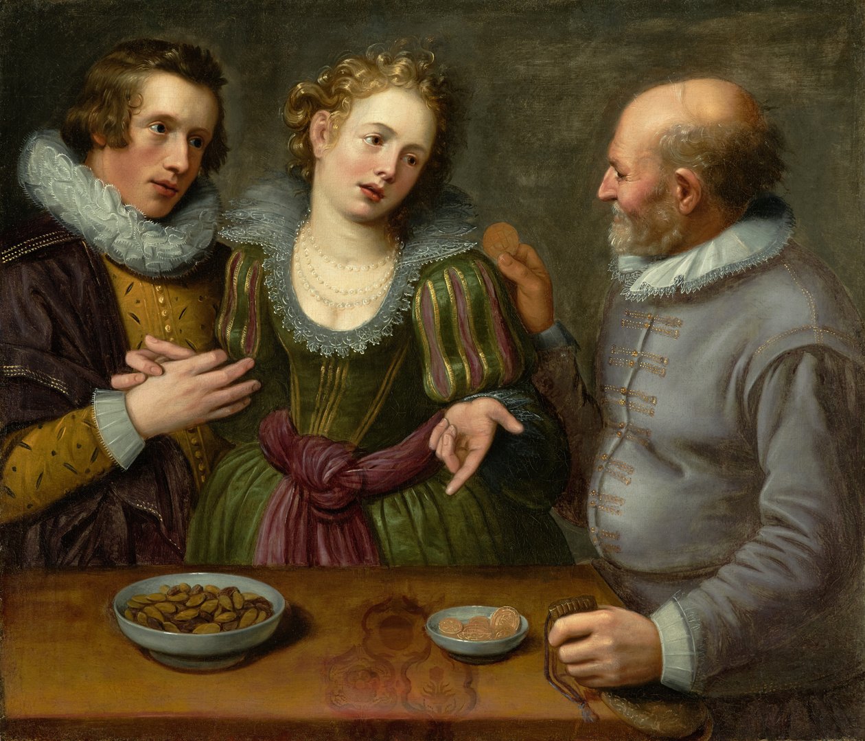 An Allegory of Unequal Love, rundt 1620-tallet (olje på lerret) av Jacob II de Gheyn