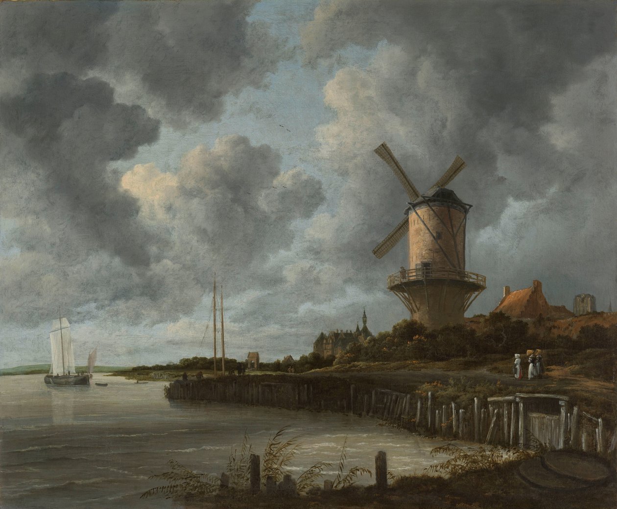 Vindmøllen ved Wijk bij Duurstede Vindmøllen ved Wijk bij Duurstede av Jacob van Ruisdael