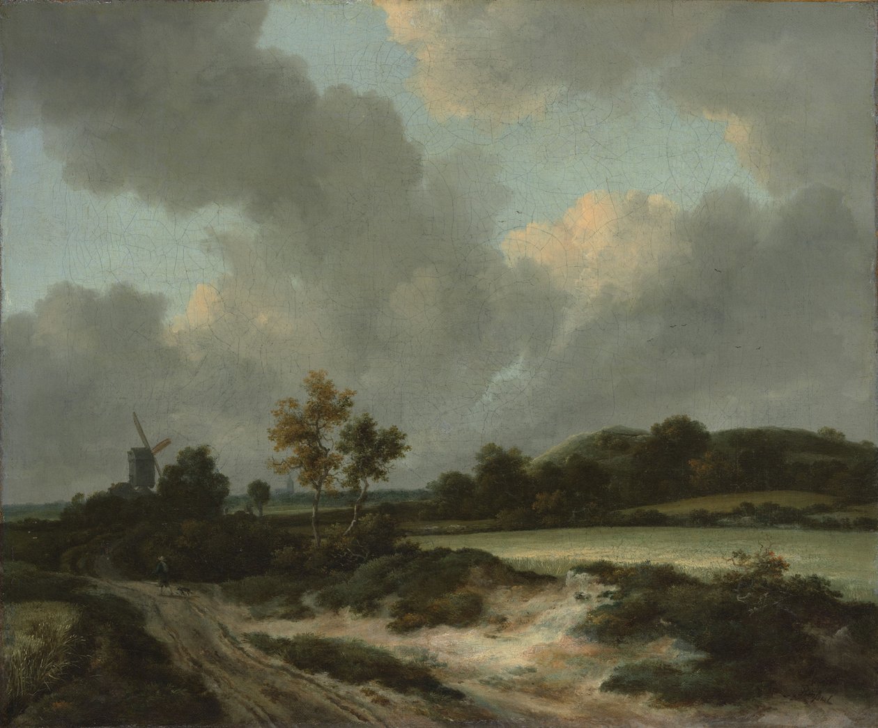 Grainfields, ca. 1660 (olje på lerret) av Jacob van Ruisdael