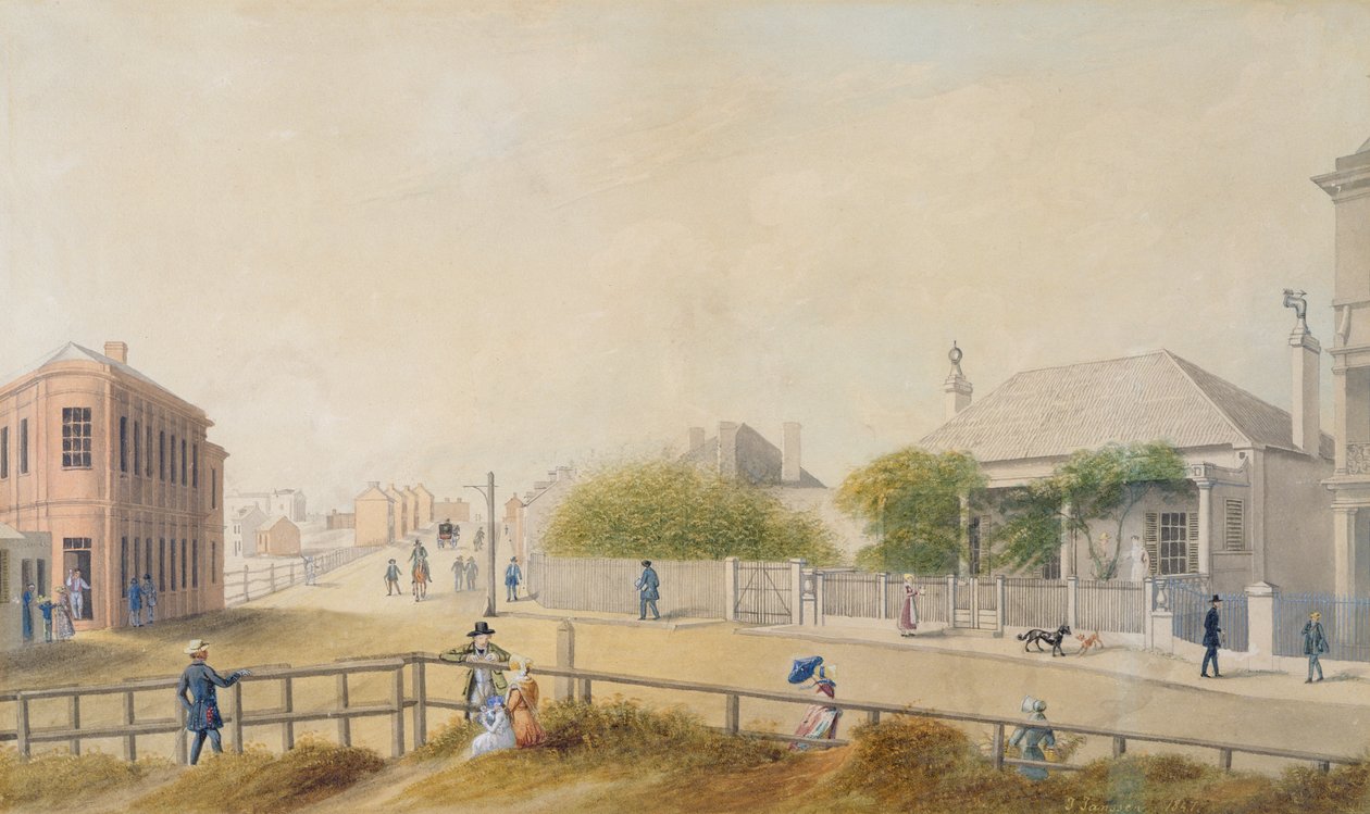 Oxford Street, Sydney, 1847 av Jacob Janssen
