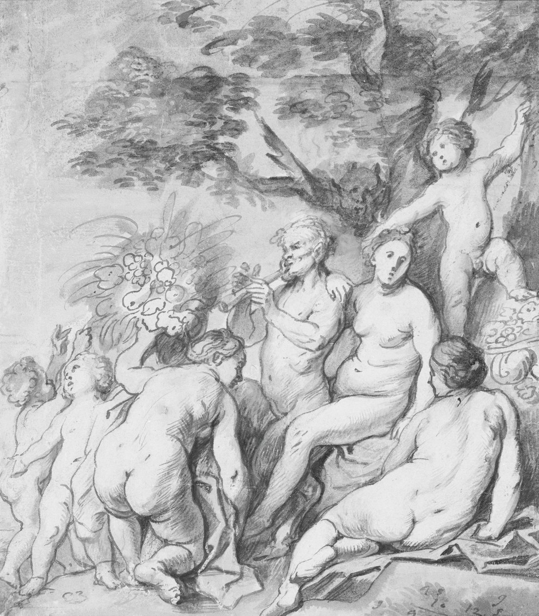 Allegory of Fertility Recto, ca. 1640. av Jacob Jordaens