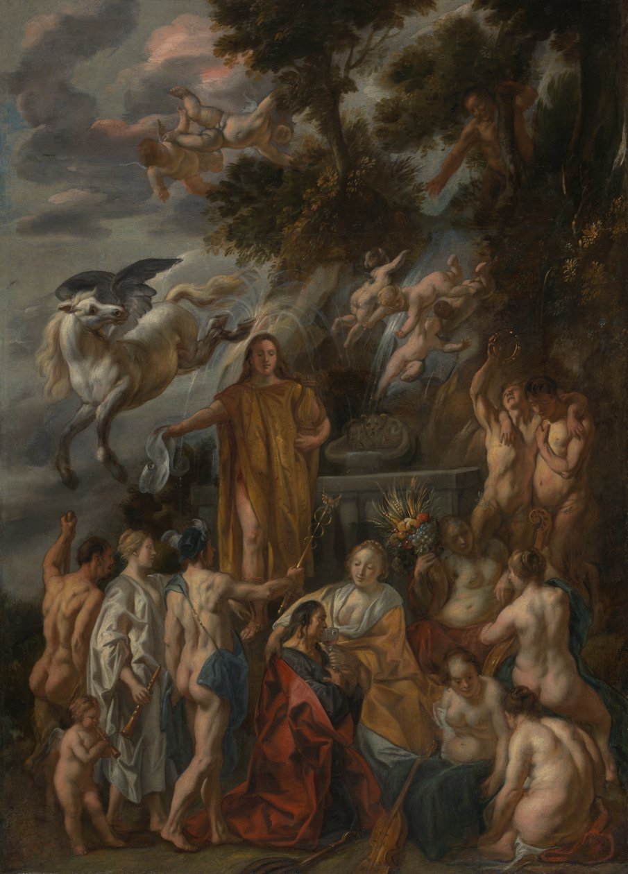 Allegori over dikteren av Jacob Jordaens