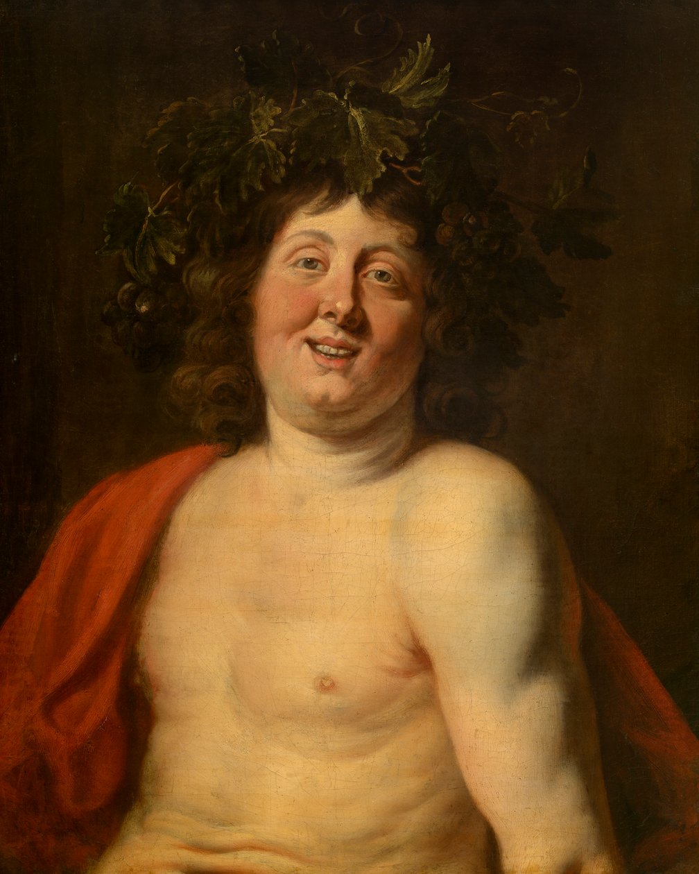 Bacchus (olje på lerret) av Jacob Jordaens
