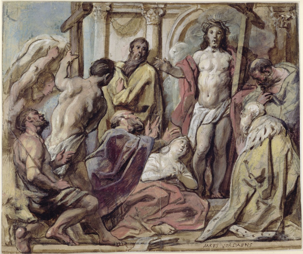 Kristus og de angrende synderne av Jacob Jordaens